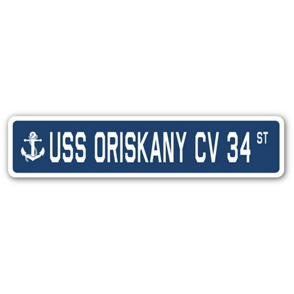 USS ORISKANY CV 34 Street Sign us navy ship veteran sailor gift