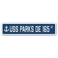 thumbnail image 1 of USS PARKS DE 165 Street Sign us navy ship veteran sailor gift, 1 of 5