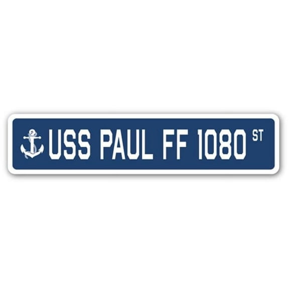 USS PAUL FF 1080 Street Sign us navy ship veteran sailor gift