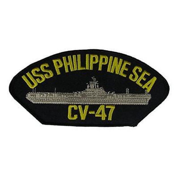 USS PHILIPPINE SEA CV-47 PATCH USN NAVY SHIP ESSEX CLASS AIRCRAFT CARRIER