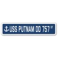 thumbnail image 1 of USS PUTNAM DD 757 Street Sign us navy ship veteran sailor gift, 1 of 5