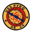 thumbnail image 1 of USS PYRO AE-24 Patch – Sew On, 1 of 1