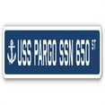 thumbnail image 1 of USS Pargo SBN 650 Street Sign - US Navy Ship Veteran Sailor Gift, 1 of 1