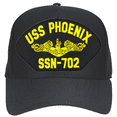 thumbnail image 1 of USS Phoenix SSN-702 ( Gold Dolphins ) Submarine Officer Cap, 1 of 1