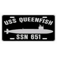 thumbnail image 1 of USS QUEENFISH SSN 651 Aluminum License Plate Military Navy USN Car Truck RV PL001, 1 of 1