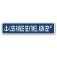 thumbnail image 1 of USS RANGE SENTINEL AGM 22 Street Sign us navy ship veteran sailor gift, 1 of 5