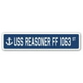 thumbnail image 1 of USS REASONER FF 1063 Street Sign us navy ship veteran sailor gift, 1 of 5