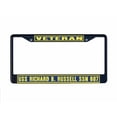 thumbnail image 1 of USS RICHARD B. RUSSELL SSN 687 License Plate Frame Black Metal Military Navy USN Car Truck RV F001, 1 of 1