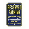 thumbnail image 1 of USS RICHARD B. RUSSELL SSN 687 Reserved Parking Sign Aluminum 12" x 18" Military Navy USN Car Truck RV Made In The U.S.A. PS003., 1 of 1