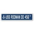 thumbnail image 1 of USS RODMAN DD 456 Street Sign us navy ship veteran sailor gift, 1 of 5