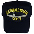 thumbnail image 1 of USS RONALD REAGAN CVN-76 Hat - NAVY BLUE - Veteran Owned Business, 1 of 1