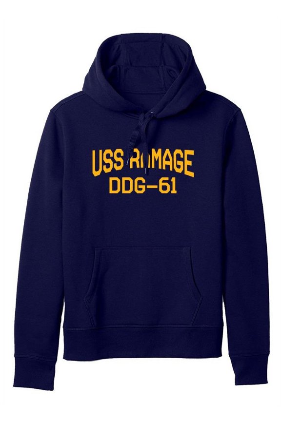 USS Ramage DDG-61 Arleigh Burke Destroyer Naval Warship Standard Size Pullover Hoodie