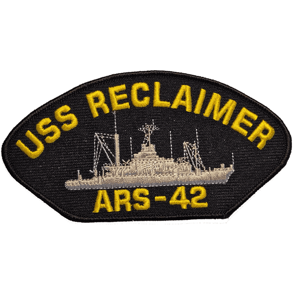 USS Reclaimer ARS-42 Ship Patch - Great Color - Veteran Owned Business