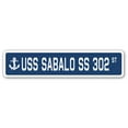thumbnail image 1 of USS SABALO SS 302 Street Sign us navy ship veteran sailor gift, 1 of 5