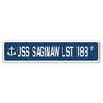 thumbnail image 1 of USS SAGINAW LST 1188 Street Sign us navy ship veteran sailor gift, 1 of 5