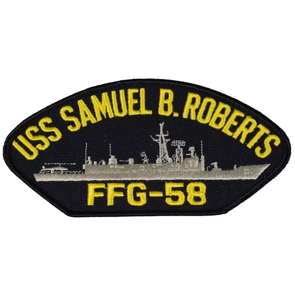 USS SAMUEL B. ROBERTS FFG-58 SHIP PATCH - GREAT COLOR - Veteran Owned Business