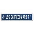 thumbnail image 1 of USS SARPEDON ARB 7 Street Sign us navy ship veteran sailor gift, 1 of 5