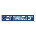thumbnail image 1 of USS SGT TRUMAN KIMBRO AK 254 Street Sign us navy ship veteran sailor gift, 1 of 5