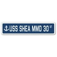 thumbnail image 1 of USS SHEA MMD 30 Street Sign us navy ship veteran sailor gift, 1 of 5