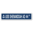 thumbnail image 1 of USS SHENANDOAH AD 44 Street Sign us navy ship veteran sailor gift, 1 of 5