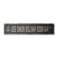 thumbnail image 1 of USS SIMON BOLIVAR SSBN 641 Vintage Plastic Street Sign us navy ship veteran sailor gift | Indoor/Outdoor | 36" Wide, 1 of 4