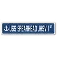 thumbnail image 1 of USS SPEARHEAD JHSV 1 Street Sign us navy ship veteran sailor gift, 1 of 5