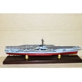 thumbnail image 1 of USS Saratoga CV-60 Aircraft Carrier Model,Navy,Scale Model,Mahogany,Forrestal Class, 1 of 11