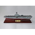 thumbnail image 1 of USS Shangri-La CVA-38 Aircraft Carrier Model,Navy,Scale Model,Mahogany,24 inch,Essex Class, 1 of 8