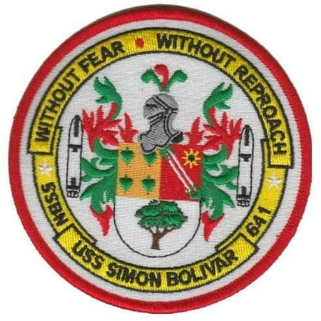 USS Simon Bolivar SSBN-641 Patch – Plastic Backing