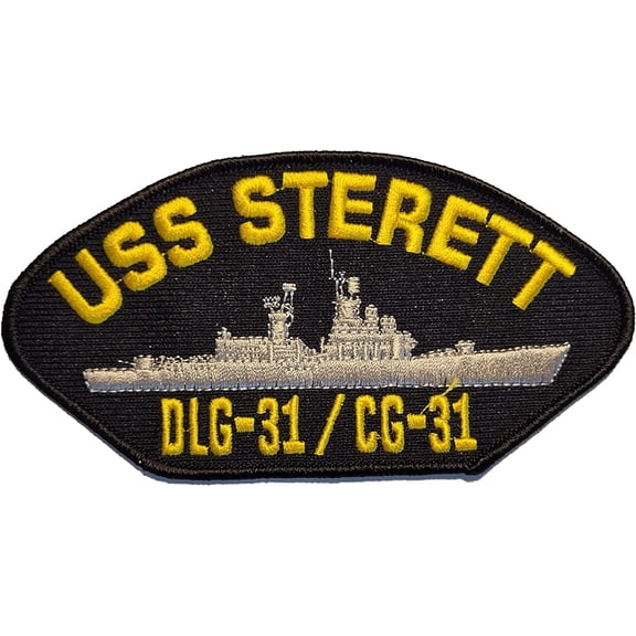 USS Sterett DLG-31/CG-31 Ship Patch - Great Color - Veteran Owned Business
