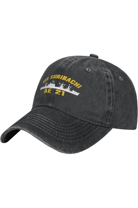 USS Suribachi Ae-21 Baseball Cowboy Hat Adjustable Trucker Hat