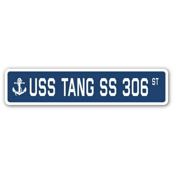 USS TANG SS 306 Street Sign us navy ship veteran sailor gift