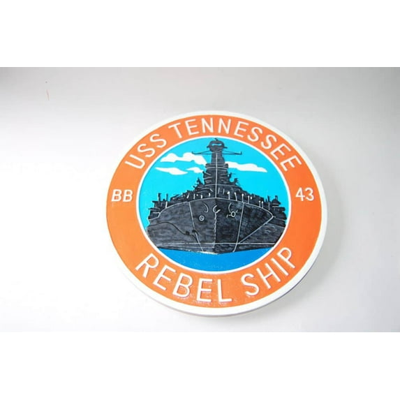 USS Tennessee BB-43 Plaque