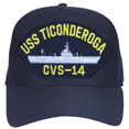 thumbnail image 1 of USS Ticonderoga CVS-14 Ships Ball Cap, 1 of 1