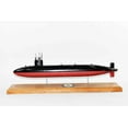 thumbnail image 1 of USS Tinosa SSN-606 Submarine Model, US Navy, Scale Model, Mahogany, Permit Class, 1 of 5