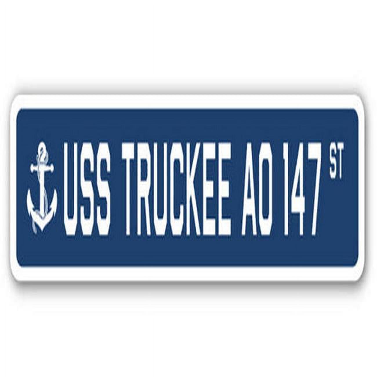 USS Truckee AO 147 Street Sign - US Navy Ship Veteran Sailor Gift ...