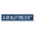 thumbnail image 1 of USS VALLEY FORGE CG 50 Street Sign us navy ship veteran sailor gift, 1 of 5