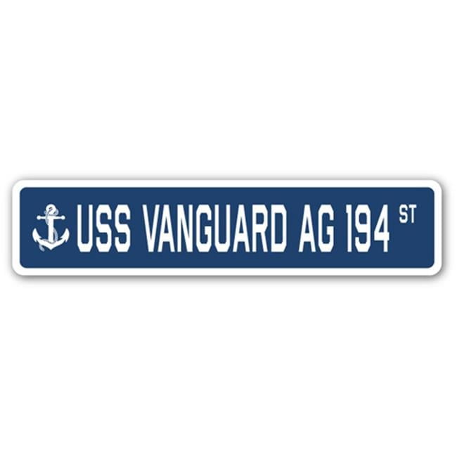 USS VANGUARD AG 194 Street Sign us navy ship veteran sailor gift ...
