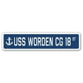thumbnail image 1 of USS WORDEN CG 18 Street Sign us navy ship veteran sailor gift, 1 of 5