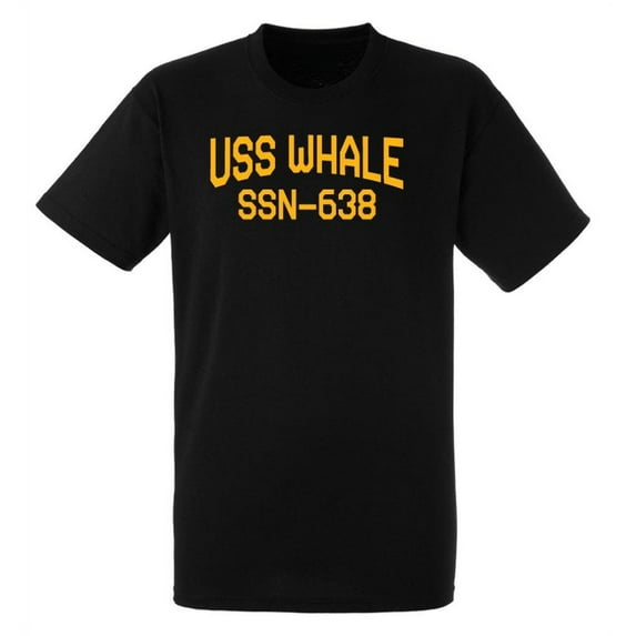 USS Whale SSN-638 Submarine Standard Size Short Sleeve Tee Shirt