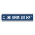 thumbnail image 1 of USS YUKON AOT 152 Street Sign us navy ship veteran sailor gift, 1 of 5