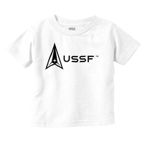 USSF Classic US Space Force Logo Toddler Boy Girl T Shirt Infant Toddler Brisco Brands 2T