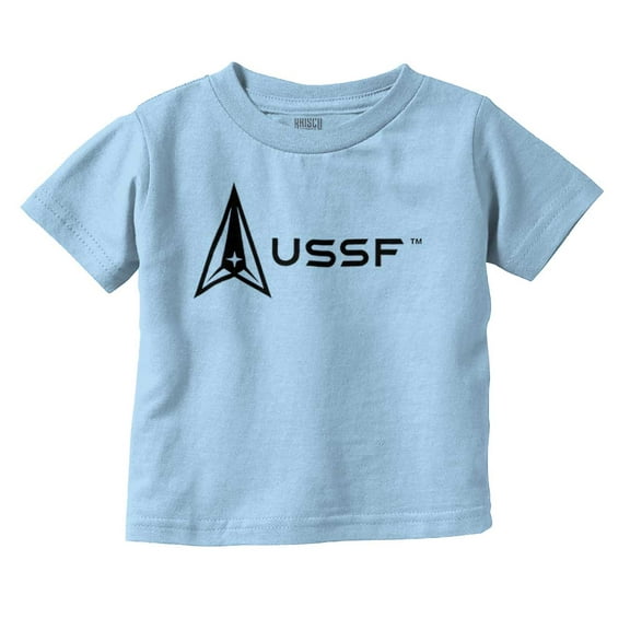 USSF Classic US Space Force Logo Toddler Boy Girl T Shirt Infant Toddler Brisco Brands 2T
