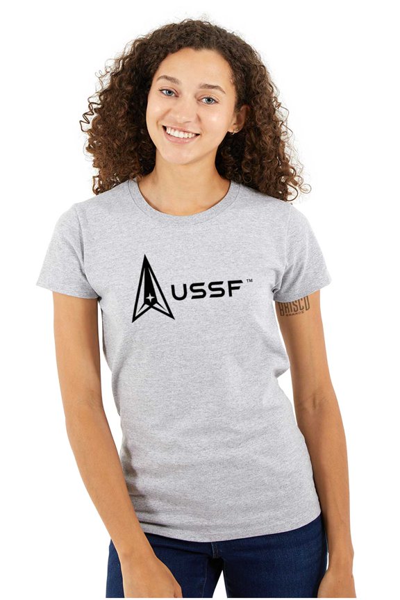 USSF Classic US Space Force Logo Women's Plus Size Shirt Brisco Brands 2X
