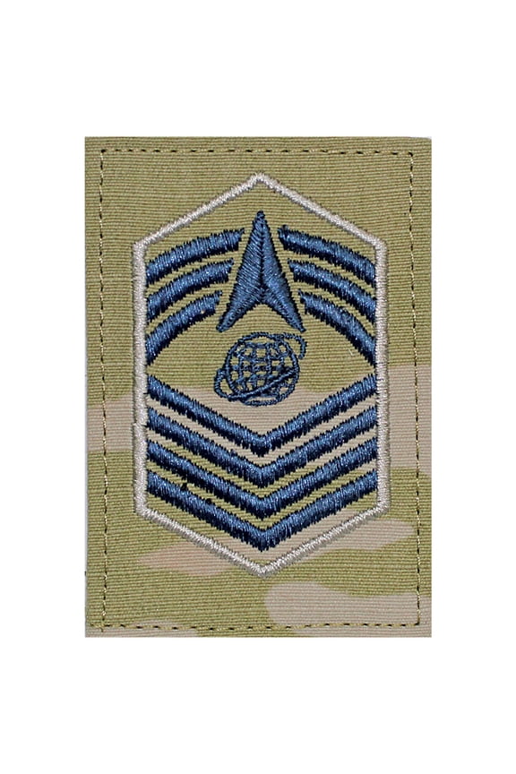 USSF Embroidered OCP With Hook Rank Insignia - Chief Master Sergeant