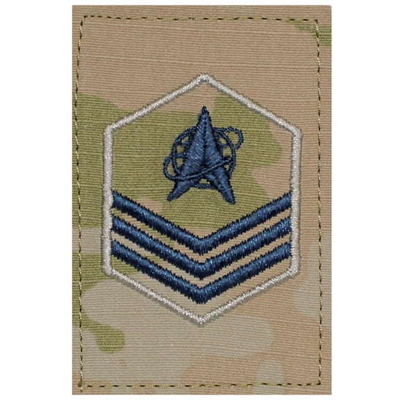 USSF Embroidered OCP With Hook Rank Insignia - Sergeant