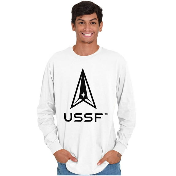 USSF Logo United States Space Force Long Sleeve TShirt Men Women Brisco Brands X