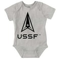 thumbnail image 1 of USSF Logo United States Space Force Romper Boys or Girls Infant Baby Brisco Brands 12M, 1 of 6