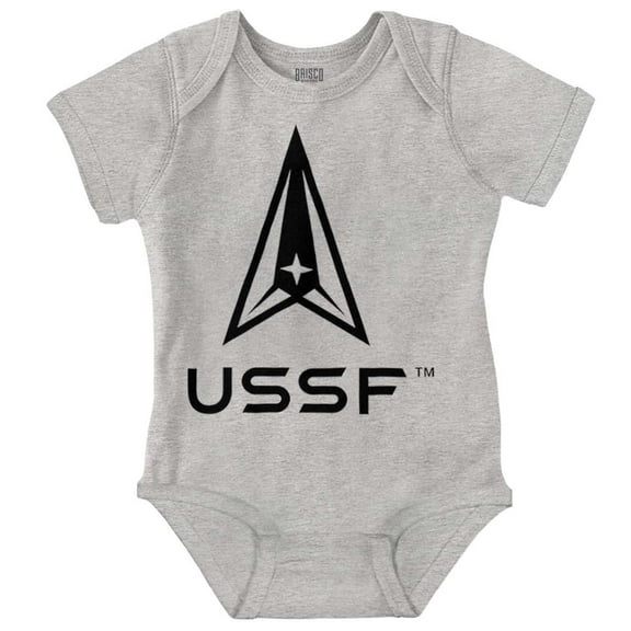 USSF Logo United States Space Force Romper Boys or Girls Infant Baby Brisco Brands 12M