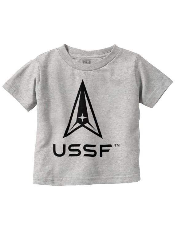 USSF Logo United States Space Force Toddler Boy Girl T Shirt Infant Toddler Brisco Brands 3T